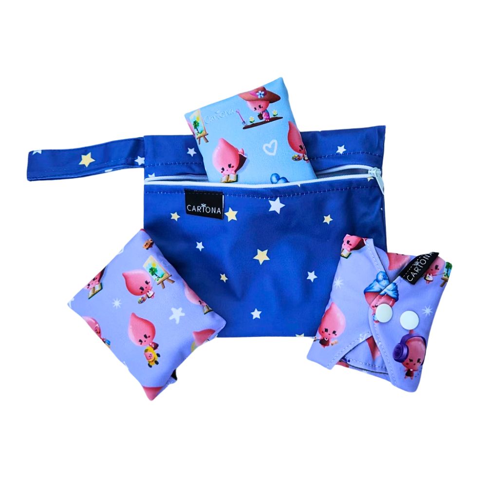 Limited Edition Reusable Pads: Ruby