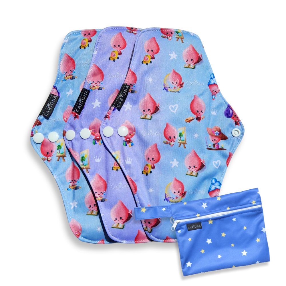 Limited Edition Reusable Pads: Ruby