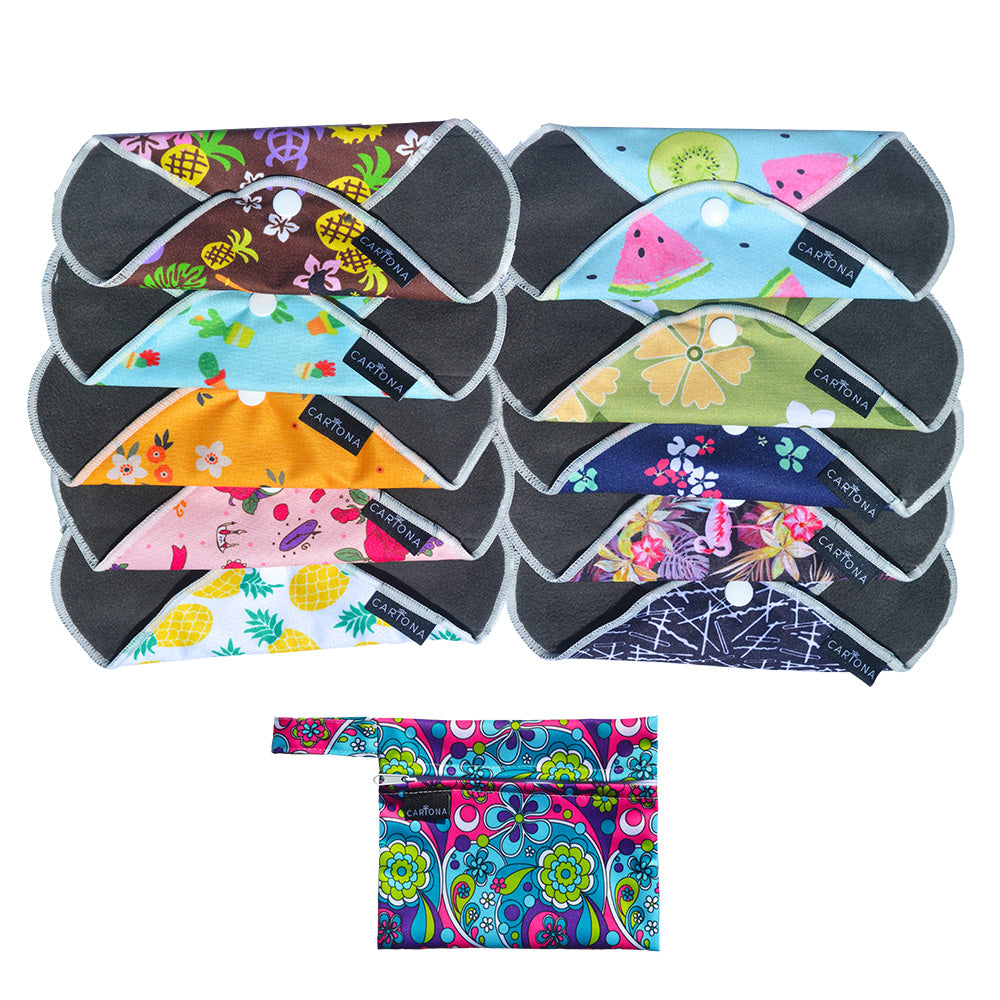 Reusable Menstrual Pad - Pantyliner - Cariona