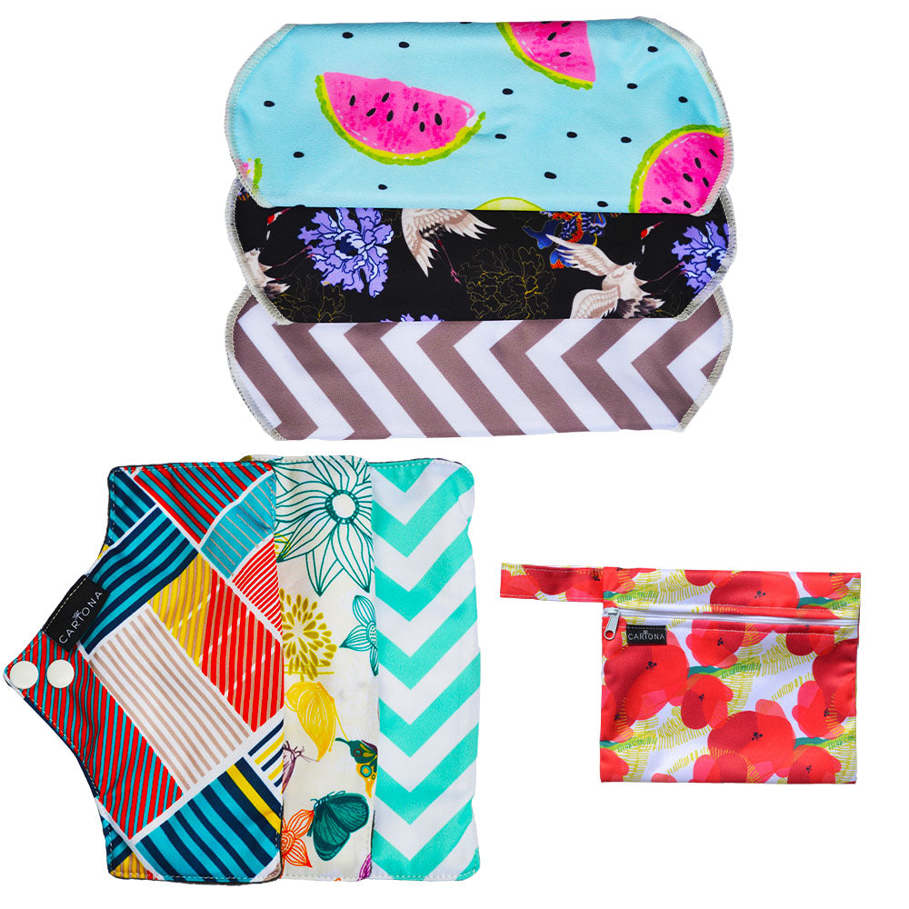 Reusable Menstrual Pad Light Flow Pack