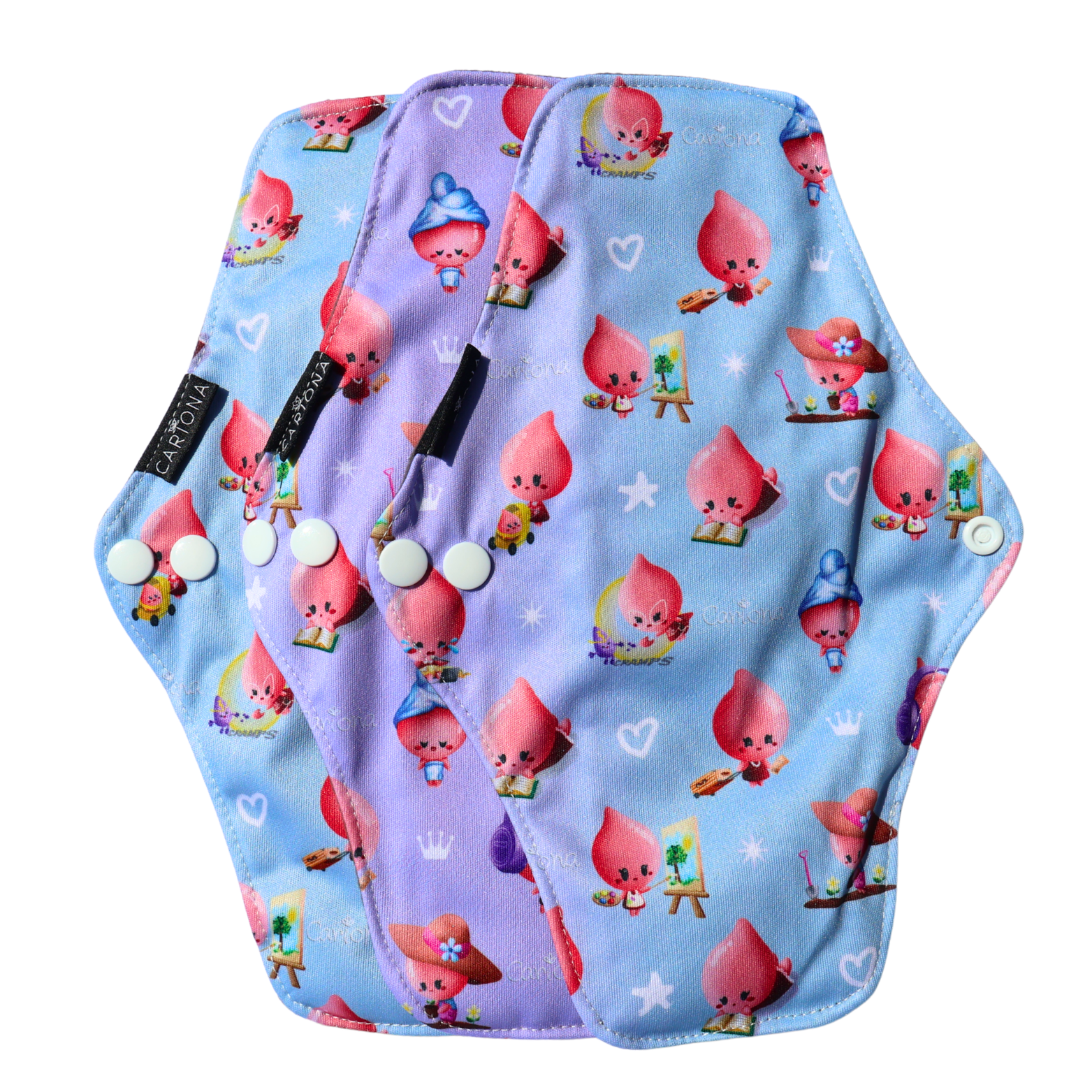 Limited Edition Reusable Pads: Ruby
