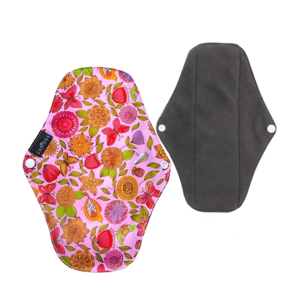 Cariona Regular reusable cloth pad — 10 inch for light to medium flow
