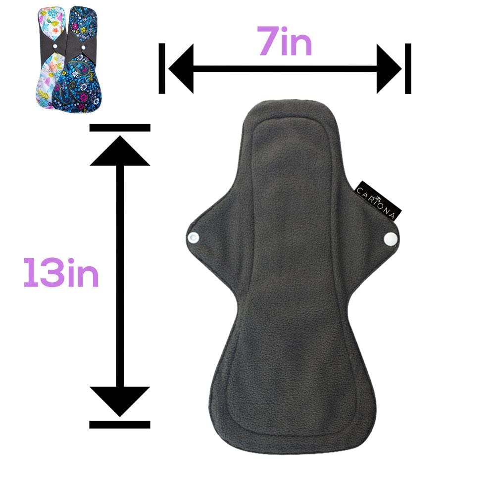 Bamboo Cloth Pads, Normal Day Pads