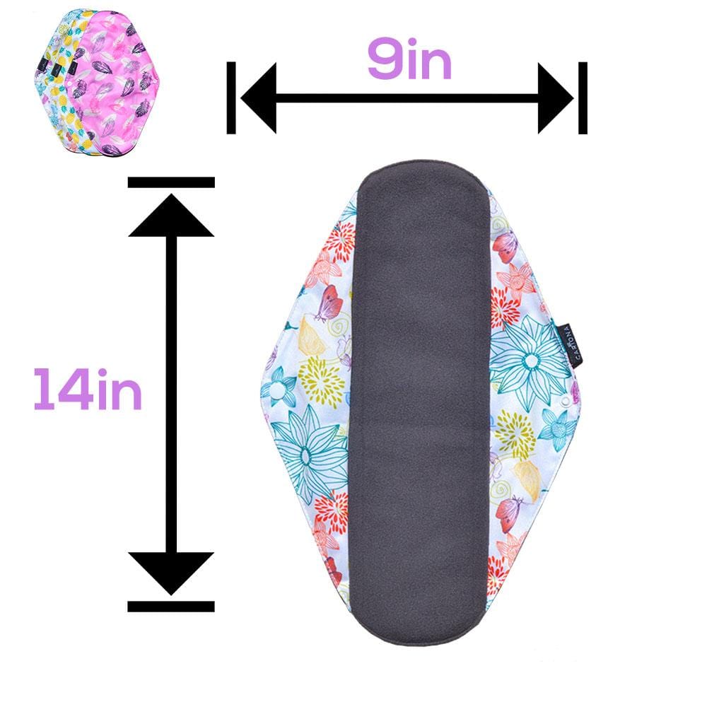 Reusable Menstrual Pad Heavy Flow Pack - Cariona